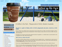 Tablet Screenshot of acoffeeinthepark.com